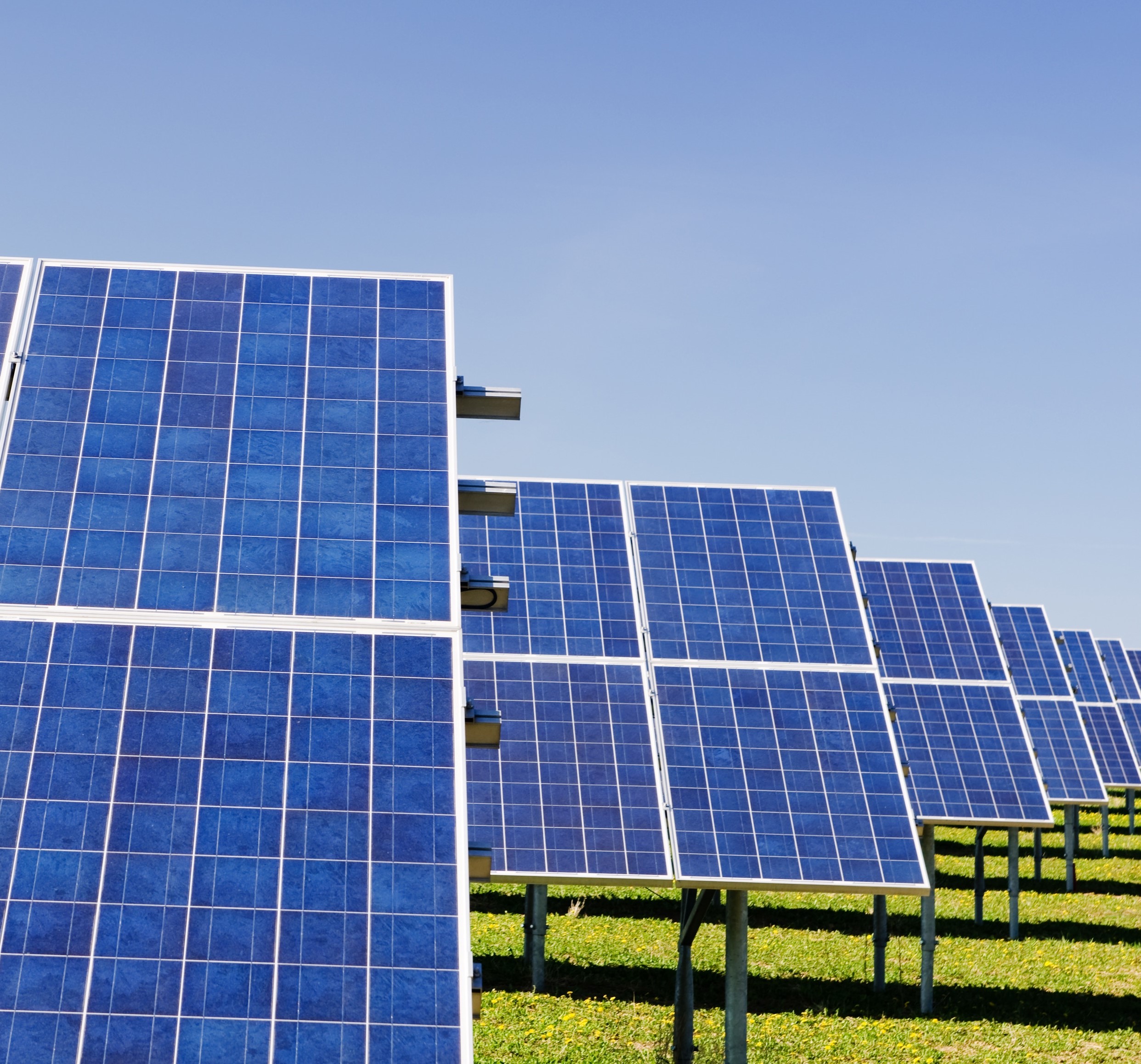 Parque de generación de energía solar